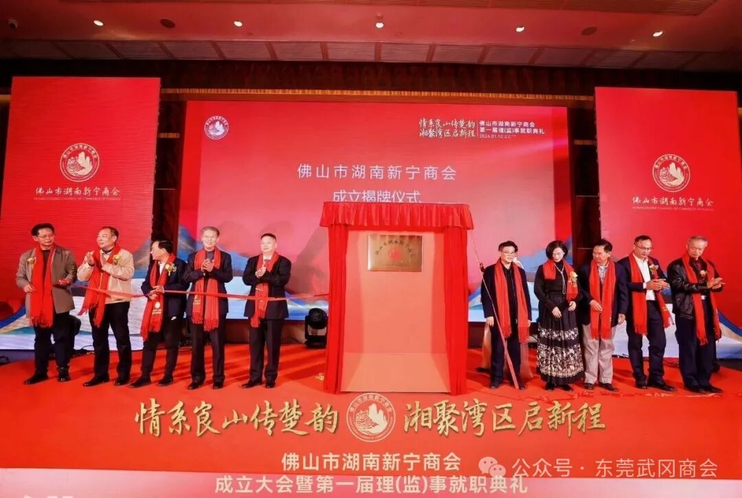 湘情汇聚佛山 ，共贺新宁新篇——我会应邀出席佛山市湖南新宁商会成立大会